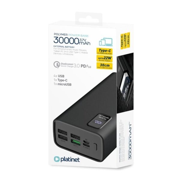 8XFA00005402-02.jpg Power Bank Platinet - 30000mAh